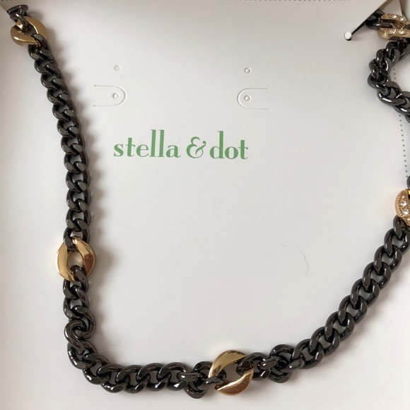 Hematite Link Chain Necklace - Picture 1 of 3